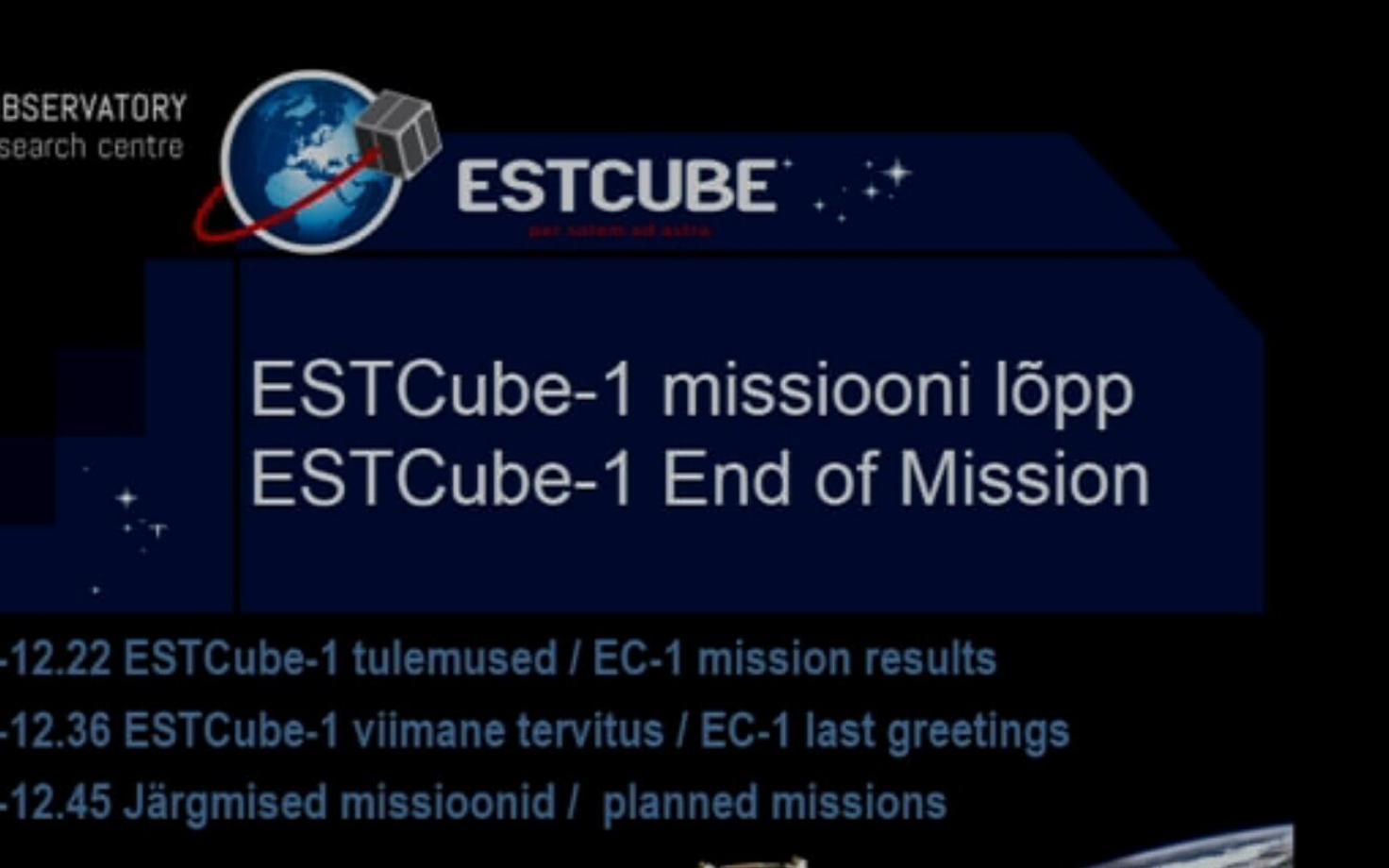 ESTCube'i pressikonverents.