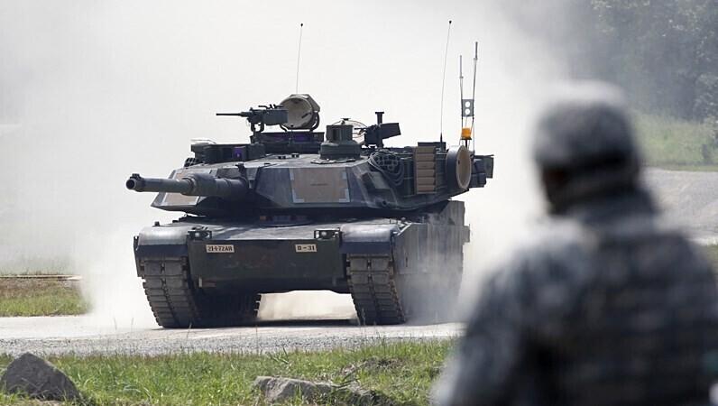 USA tank M1A2 Abrams.