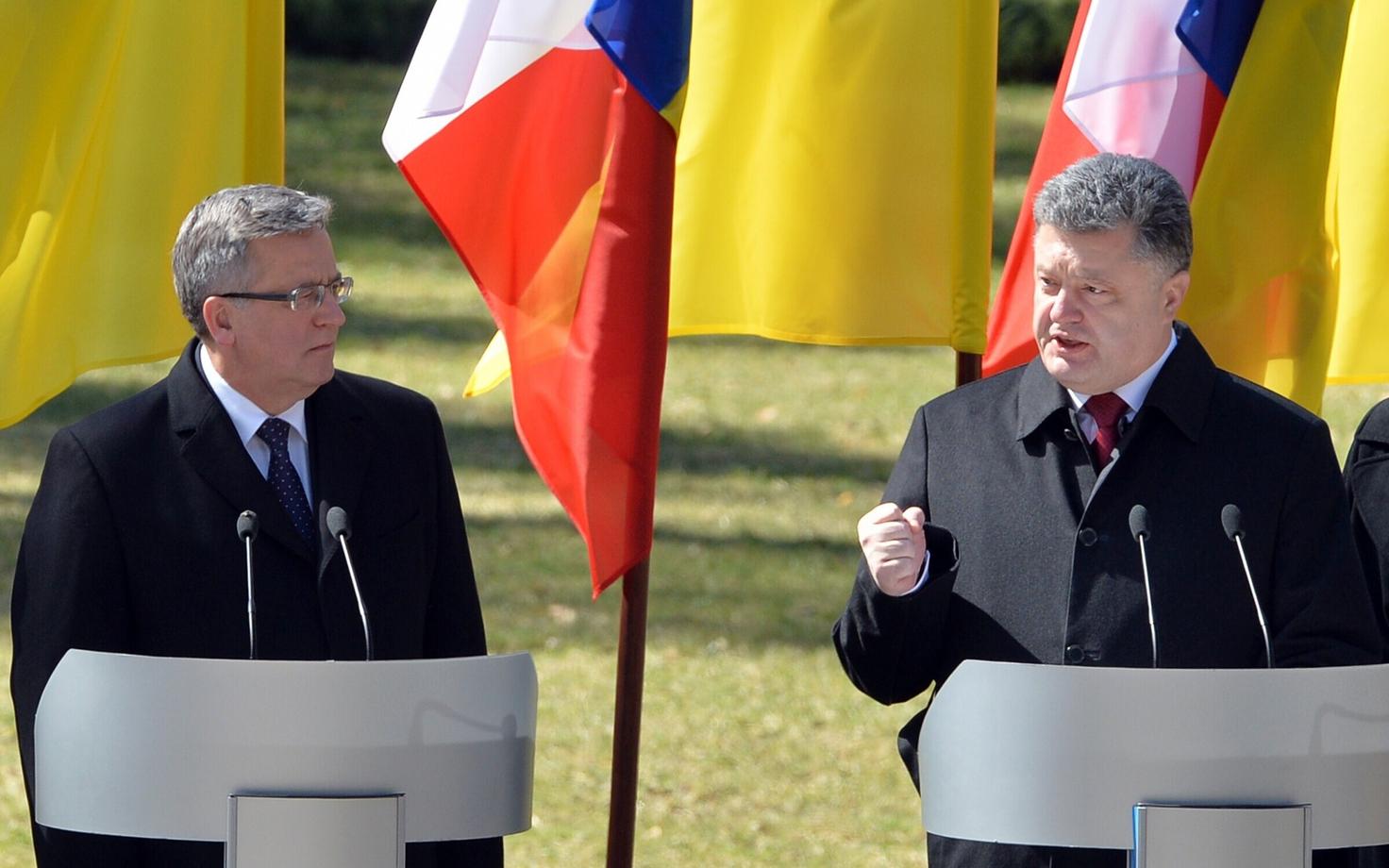 Komorowski ja Porošenko