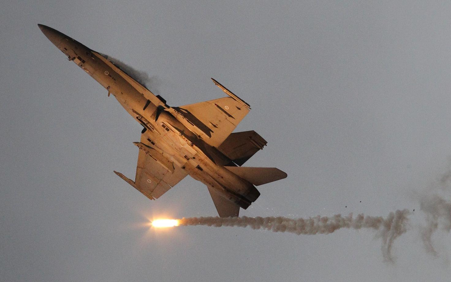 Soome hävituslennuk F-18 Hornet