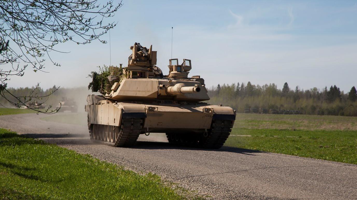 USA tank õppusel Siil