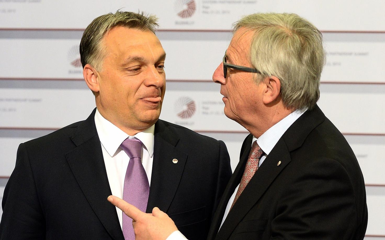Orban ja Juncker Riias