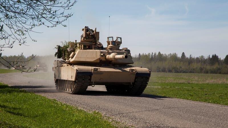 USA tank suuõppusel Siil
