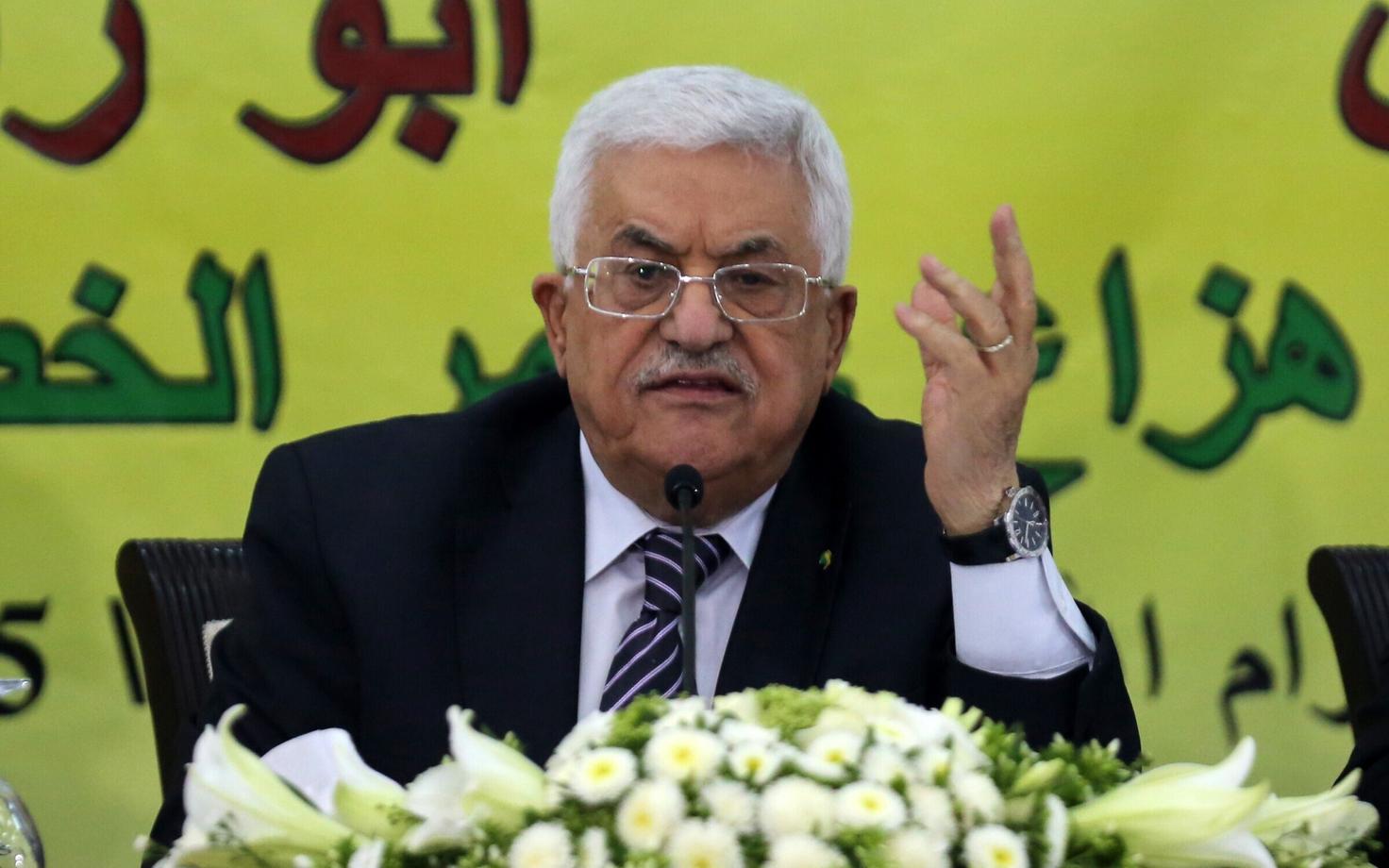 Palestiina president Mahmoud Abbas.
