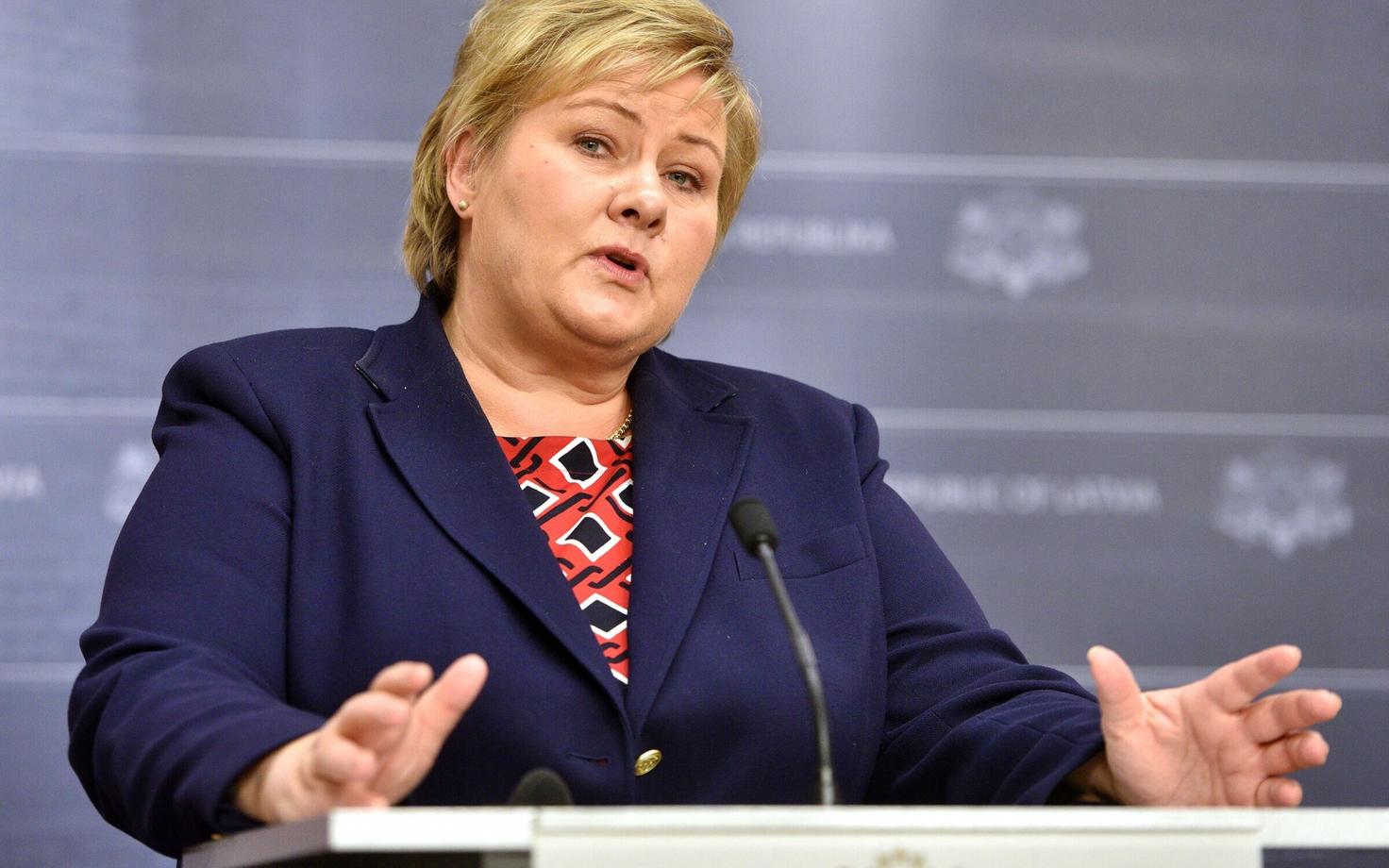 Norra peaminister Erna Solberg.