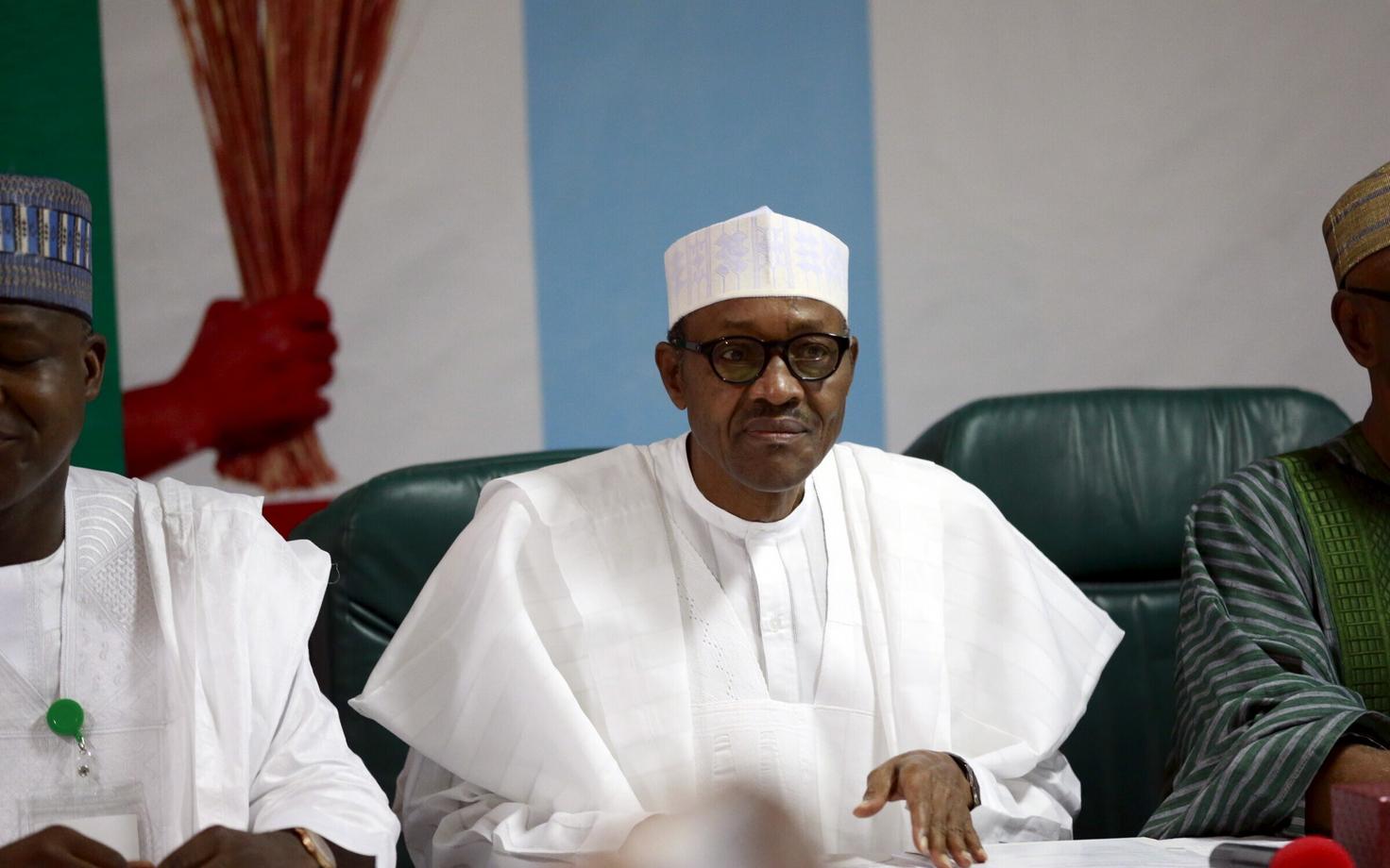 Nigeeria president Muhammadu Buhari