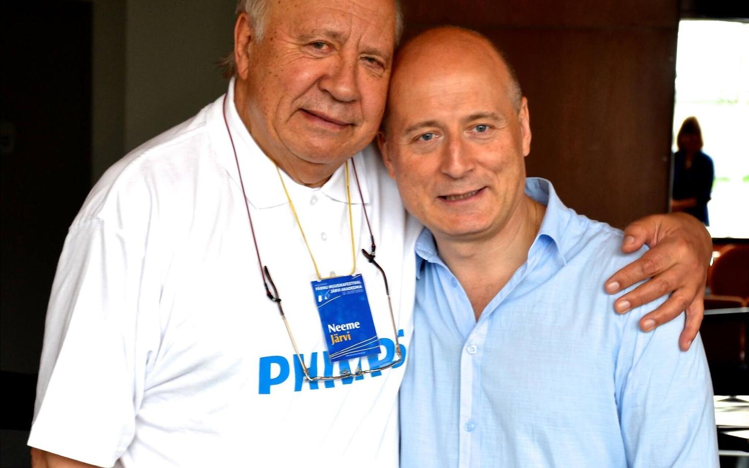 Neeme Järvi ja Paavo Järvi