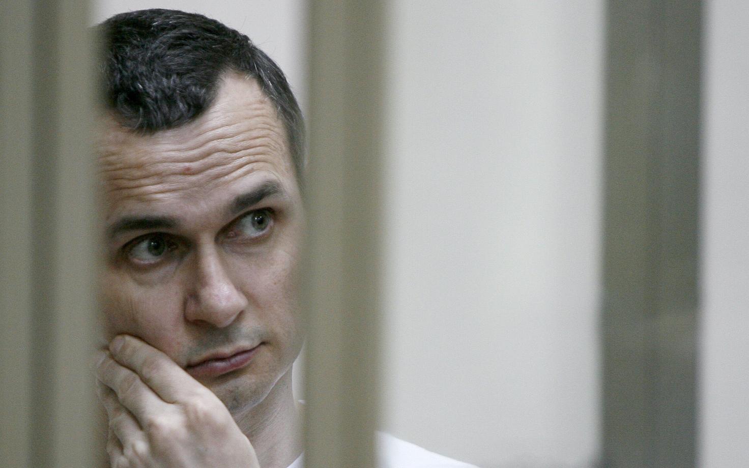 Oleg Sentsov 21. juulil kohtusaalis