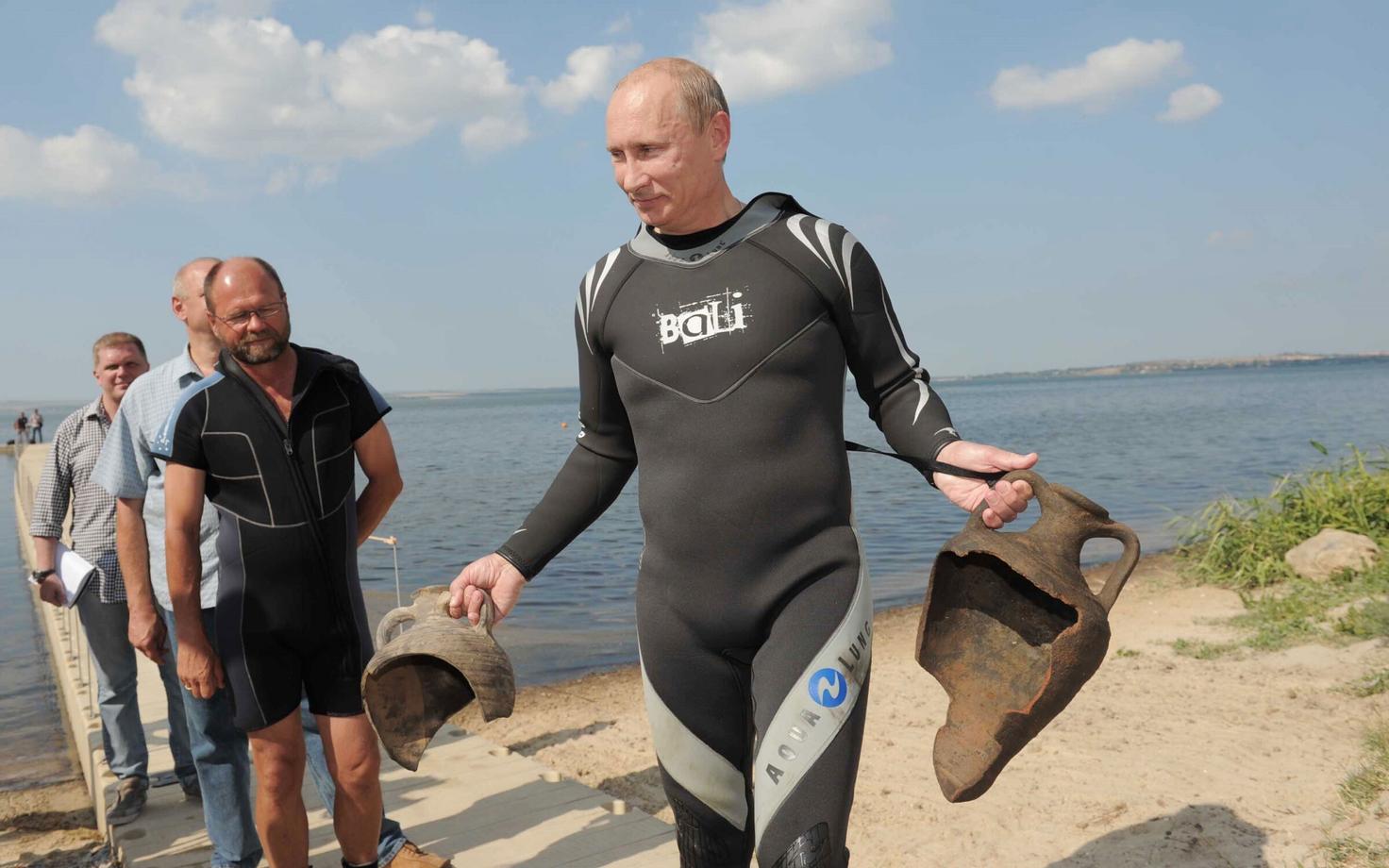 Putin 2011. aasta 10. augustil koos mere põhjast