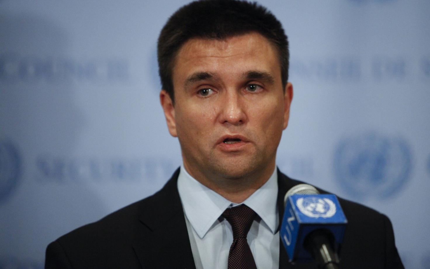 Ukraina välisminister Pavlo Klimkin