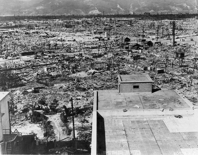 Hiroshima pärast tuumarünnakut.