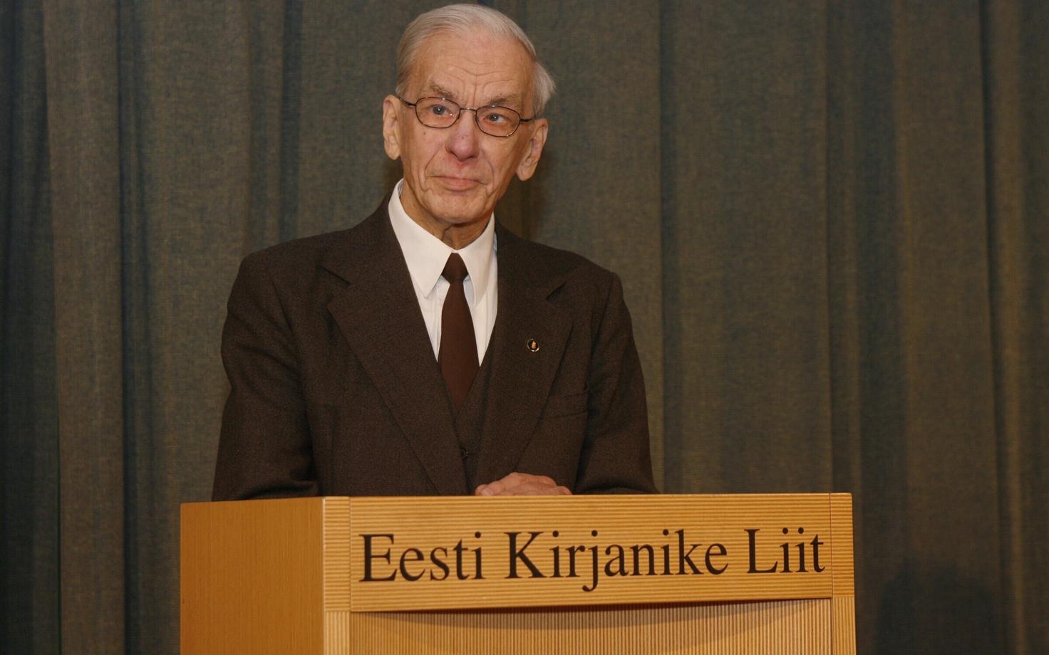 Eesti tõlkija ja toimetaja Edvin Hiedel (1930 – 2012).