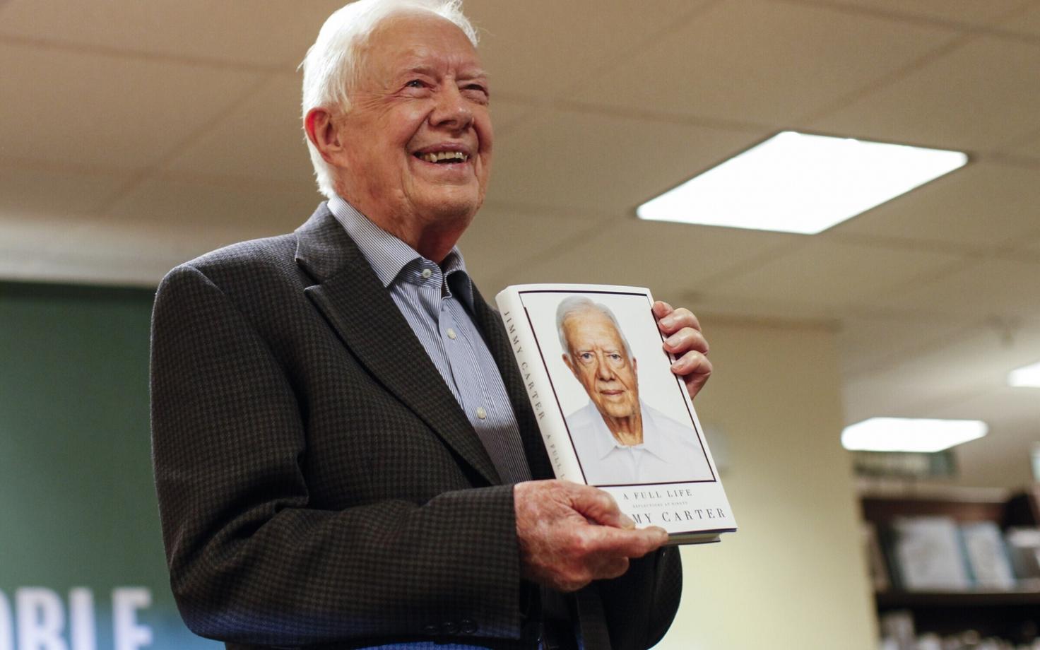 Jimmy Carter eelmisel kuul oma uut raamatut esitlemas