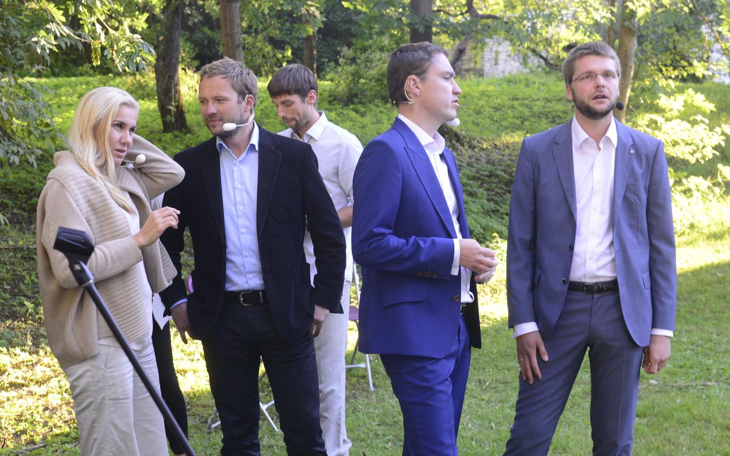Eesti erakondade tipp-poliitikud.