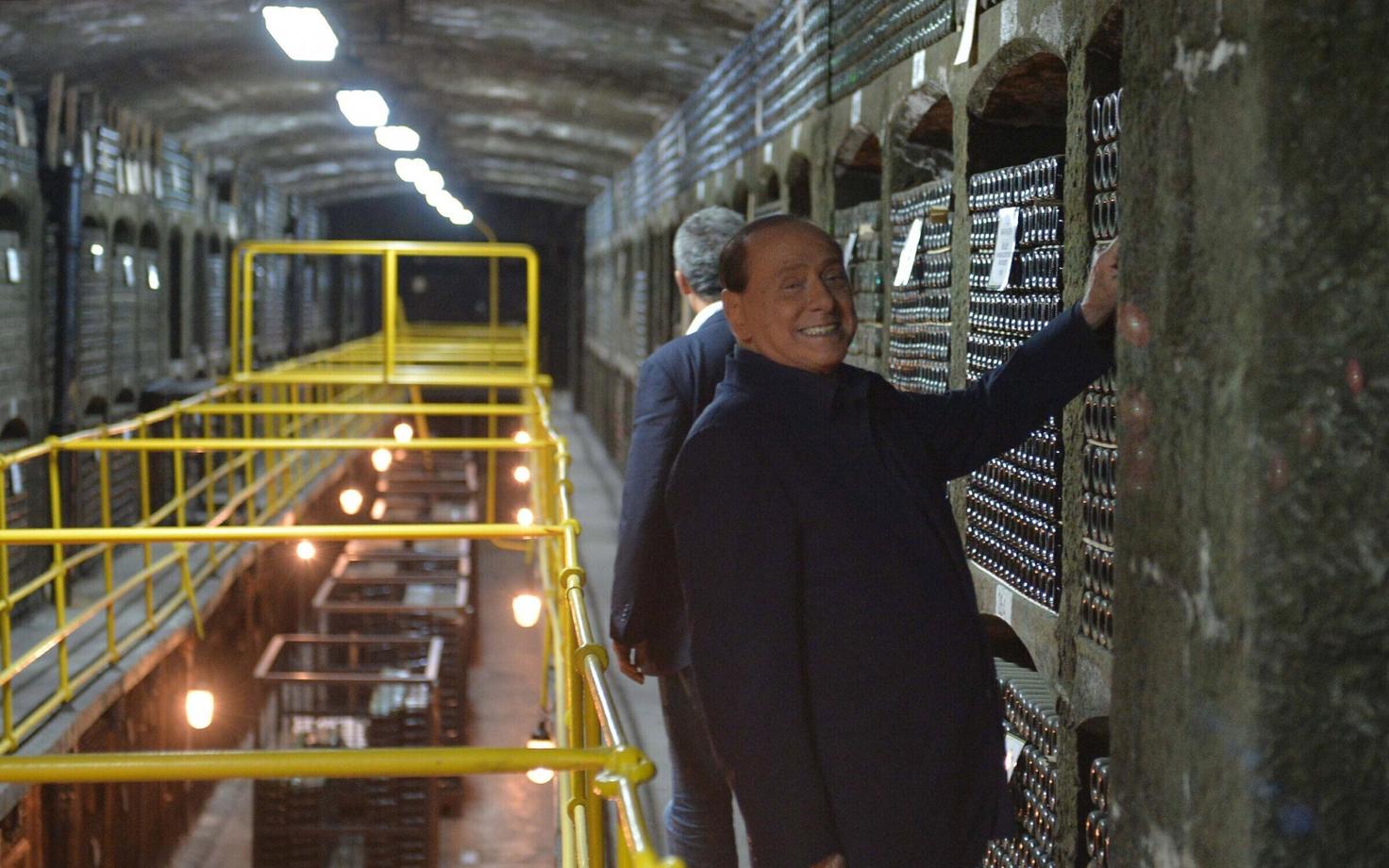 Itaalia endine peaminister Silvio Berlusconi 11. septembril Massandra veinitehases.