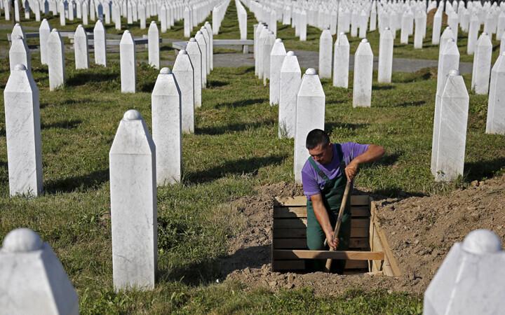Srebrenica veretöö ohvrite kalmistu.