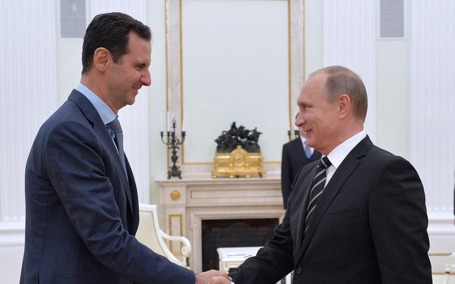 Süüria president Bashar al-Assad ja Venemaa president Vladimir Putin.