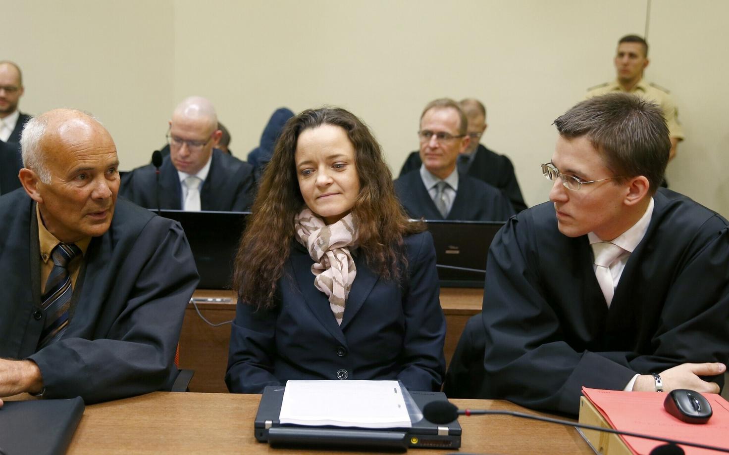Beate Zschäpe kohtus.