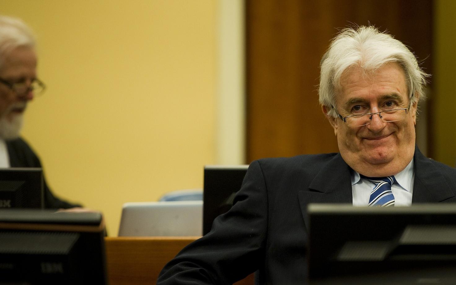 Radovan Karadzic 2012. aastal Haagi kohtus