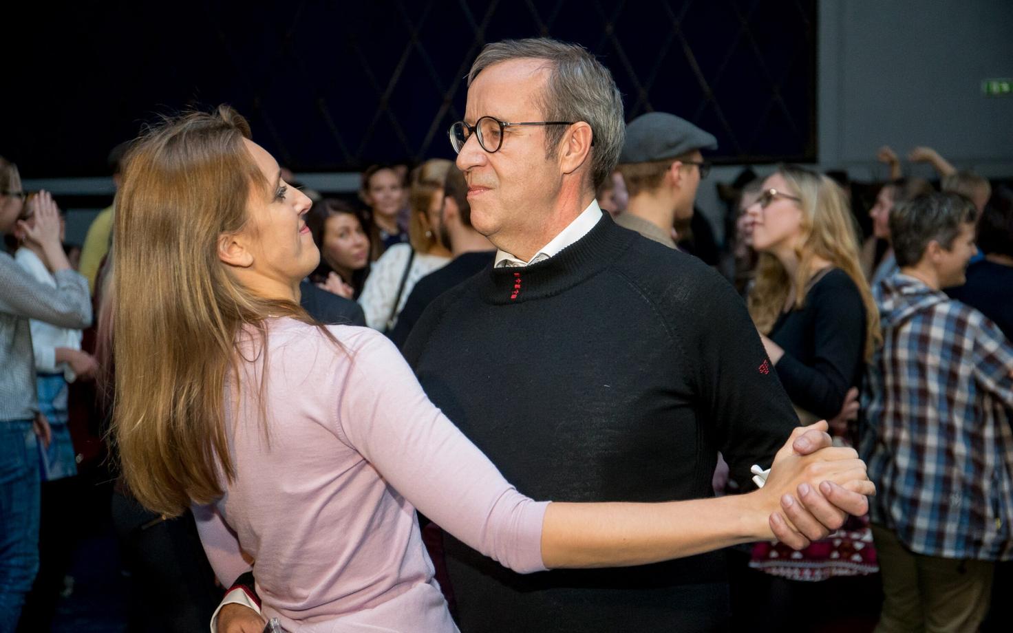President Toomas Hendrik Ilves ja Ieva Kupce
