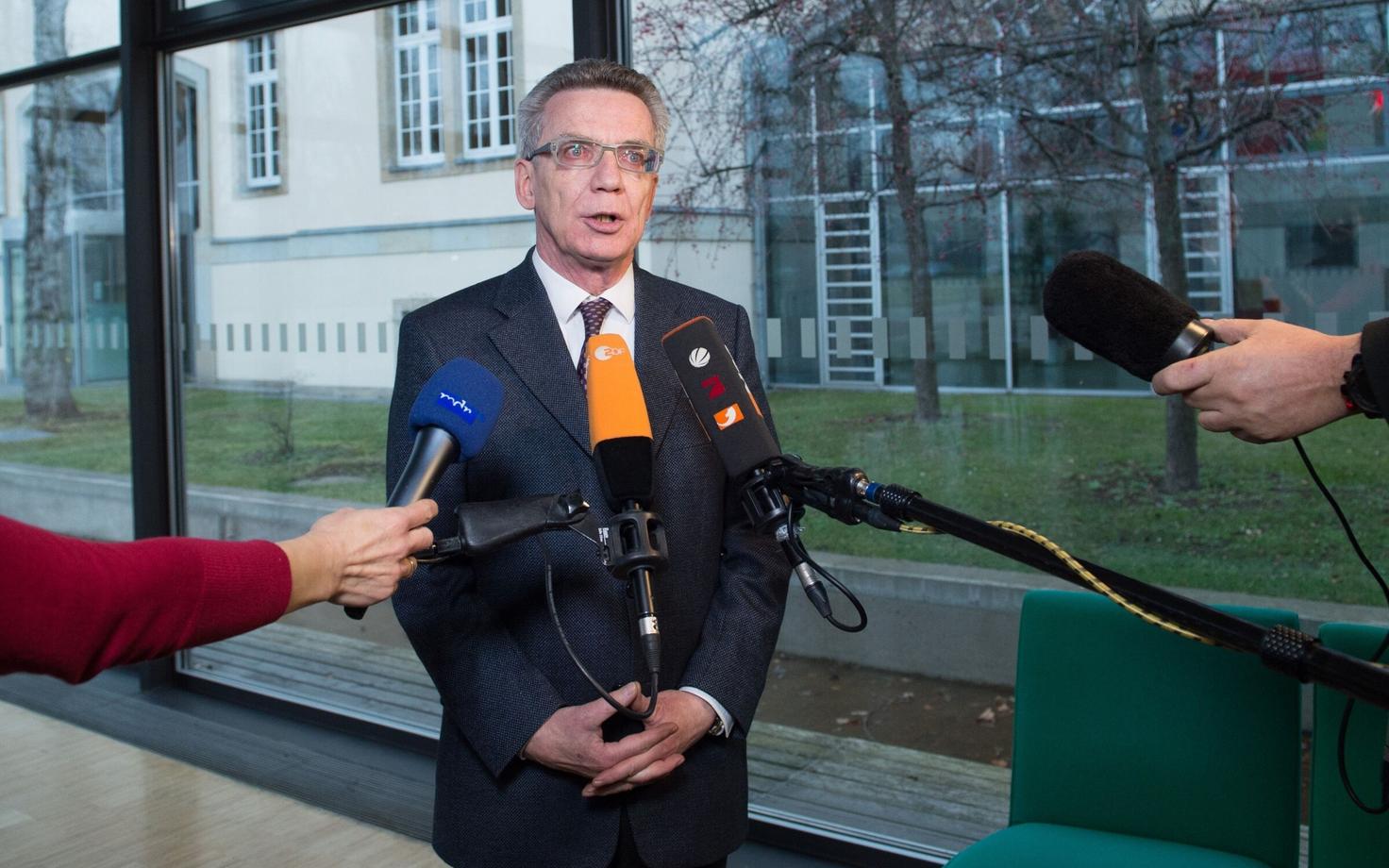 Saksamaa siseminister Thomas de Maizière