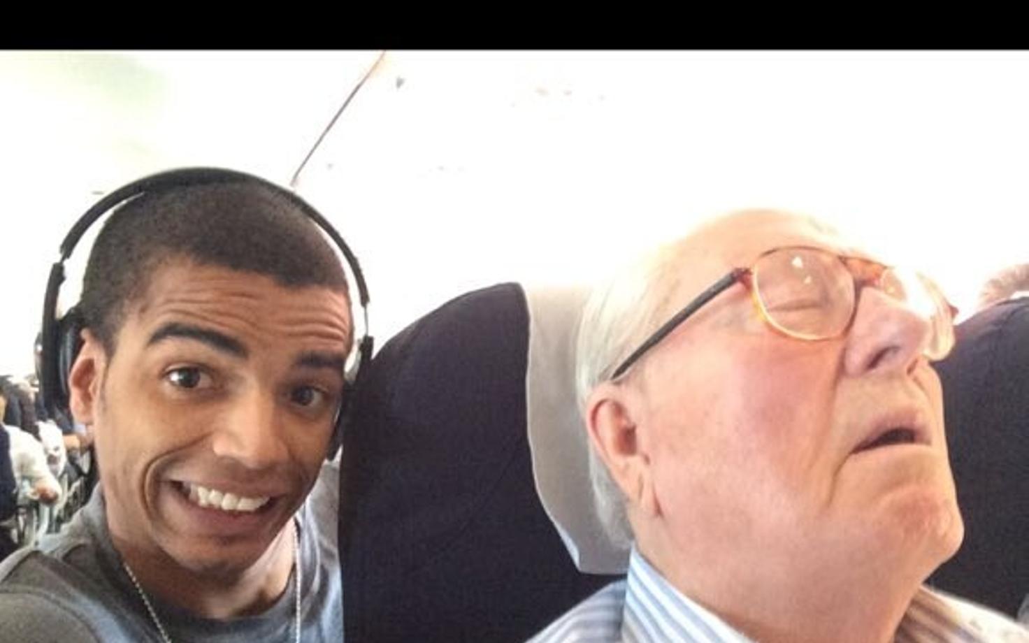 Brahim Zaibat ja magav Jean-Marie Le Pen