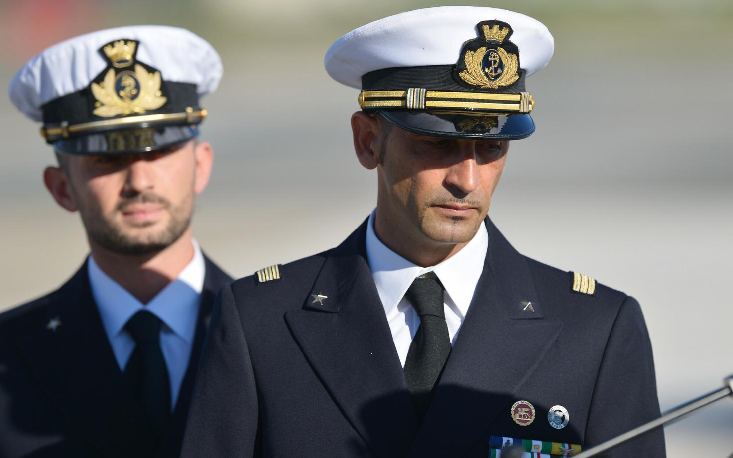 Salvatore Girone (vasakul) ja Massimiliano Latorre 2012. aasta detsembris