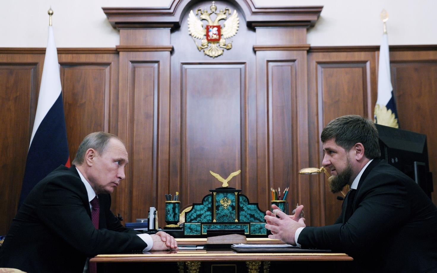 Vladimir Putin ja Ramzan Kadõrov.