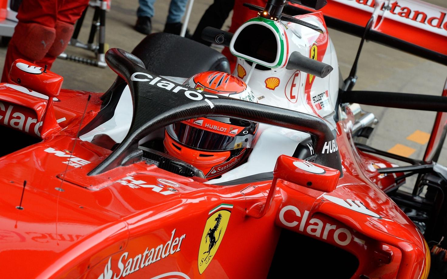 Ferrari halo kaitsesüsteemiga