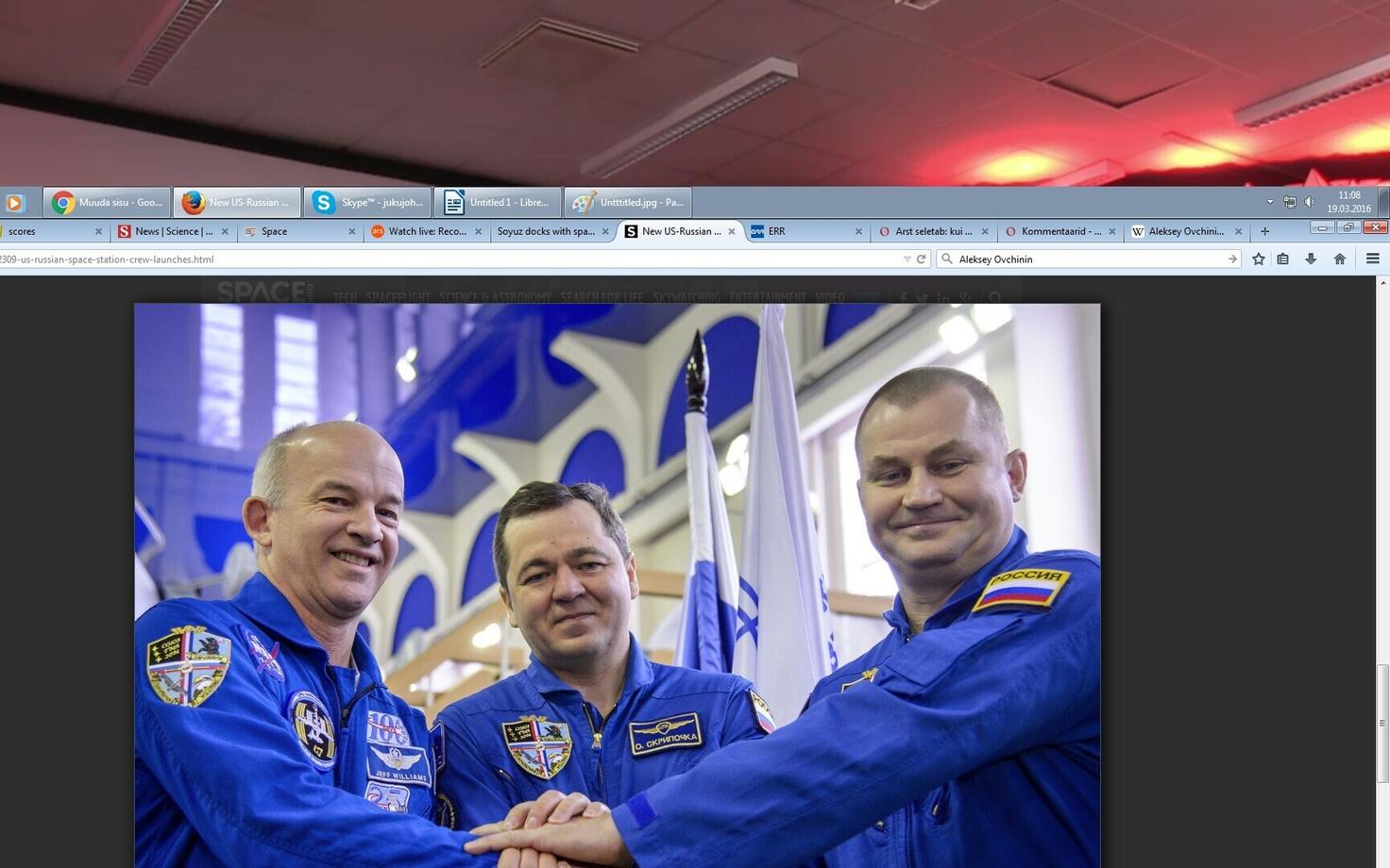 Jeffrey Williams, Oleg Skripotška, Aleksei Ovtšinin.