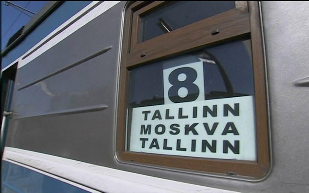 Поезд Таллинн - Москва.