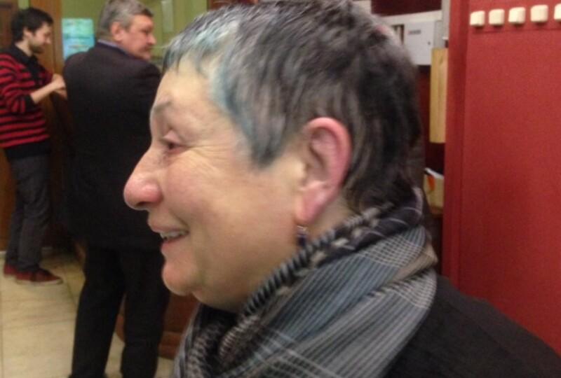 Ljudmila Ulitskaja pärast aktivistide rünnakut.