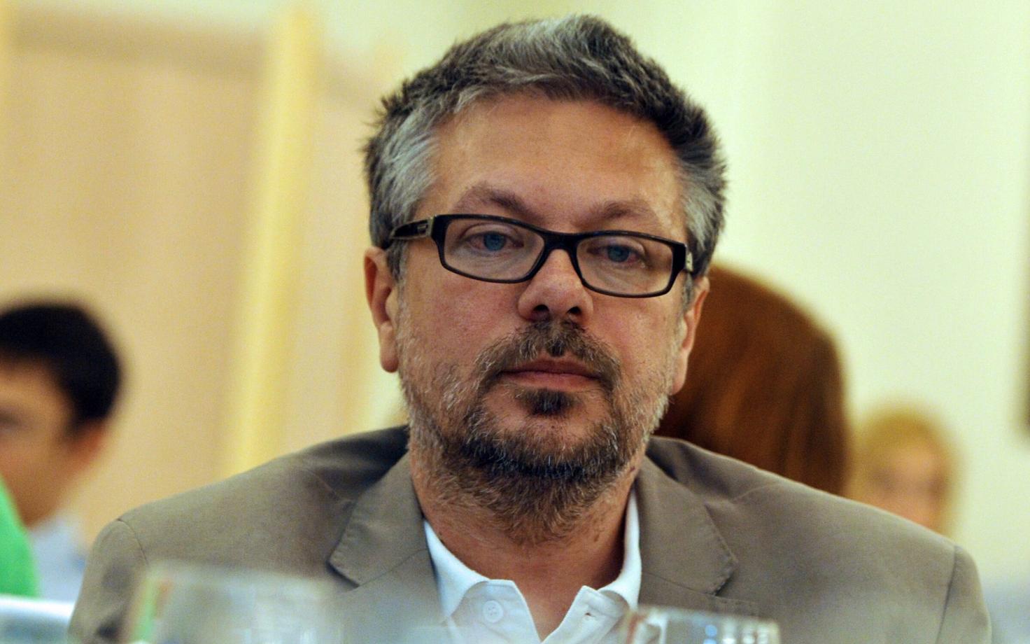Писатель Михаил Шишкин.