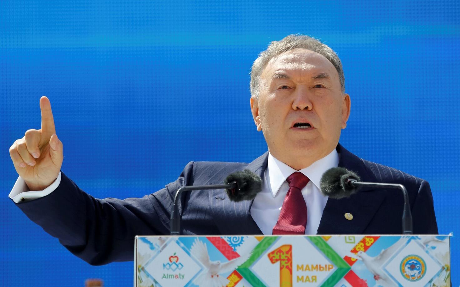 Kasahstani president Nursultan Nazarbajev.