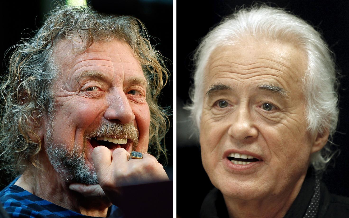 Led Zeppelini laulja Robert Plant ja kitarrist Jimmy Page
