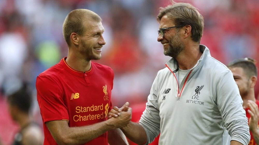 Ragnar Klavan ja Jürgen Klopp