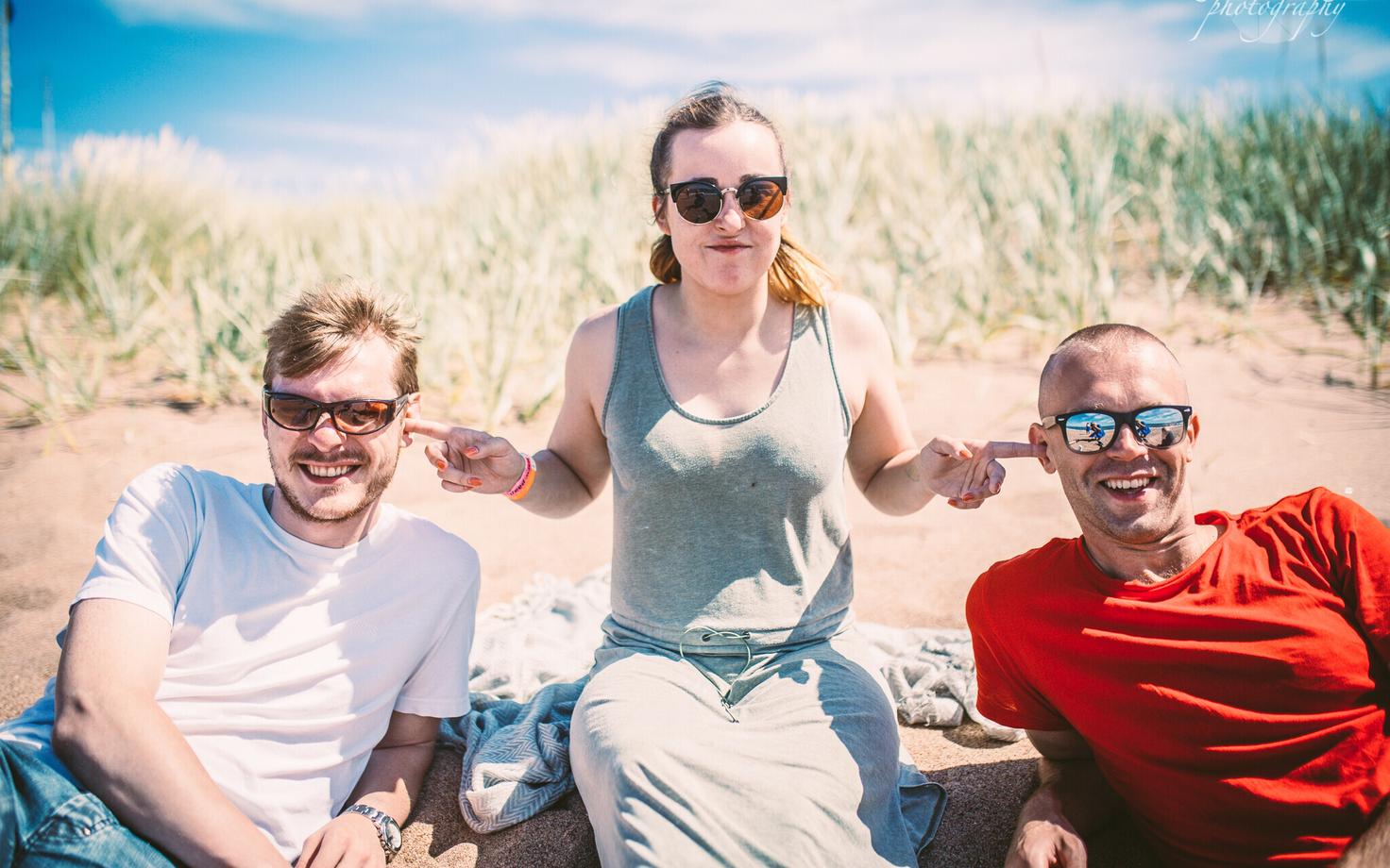 Kristel Aaslaid, räppar Okym ja DJ Audioholic