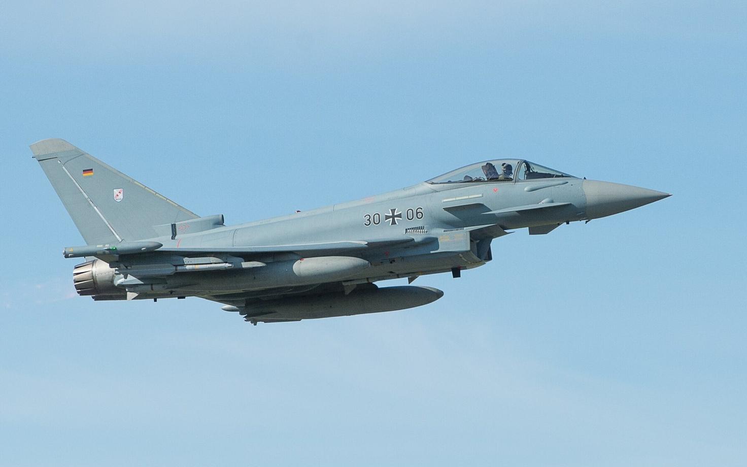 Saksa Eurofighter.