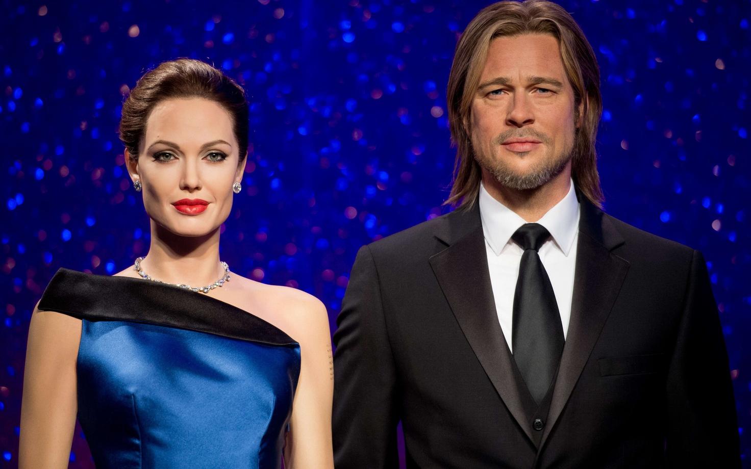Angelina Jolie ja Brad Pitt Madame Tussauds' muuseumis