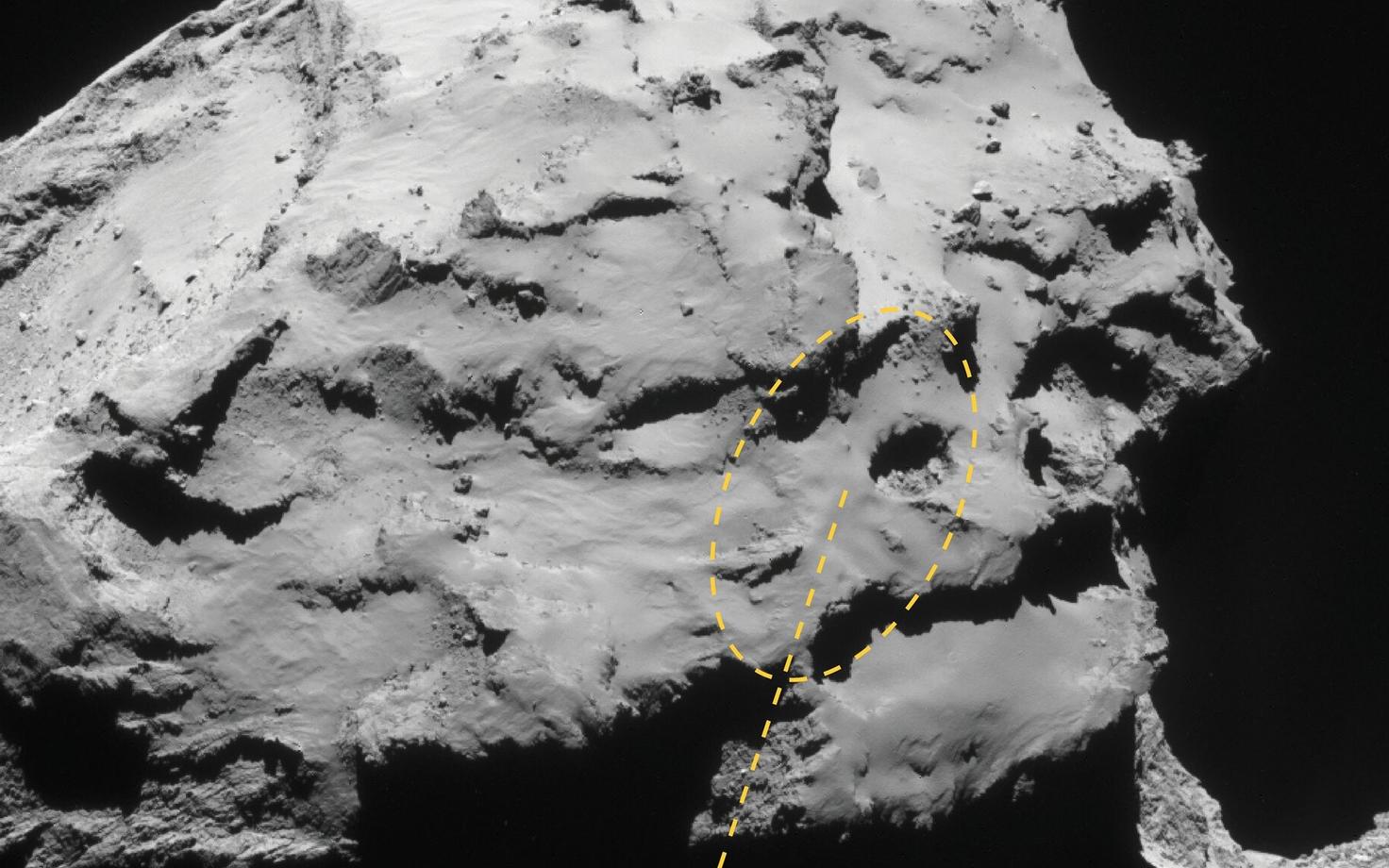 Rosetta loodetakse kukutada piirkonda Ma’at.