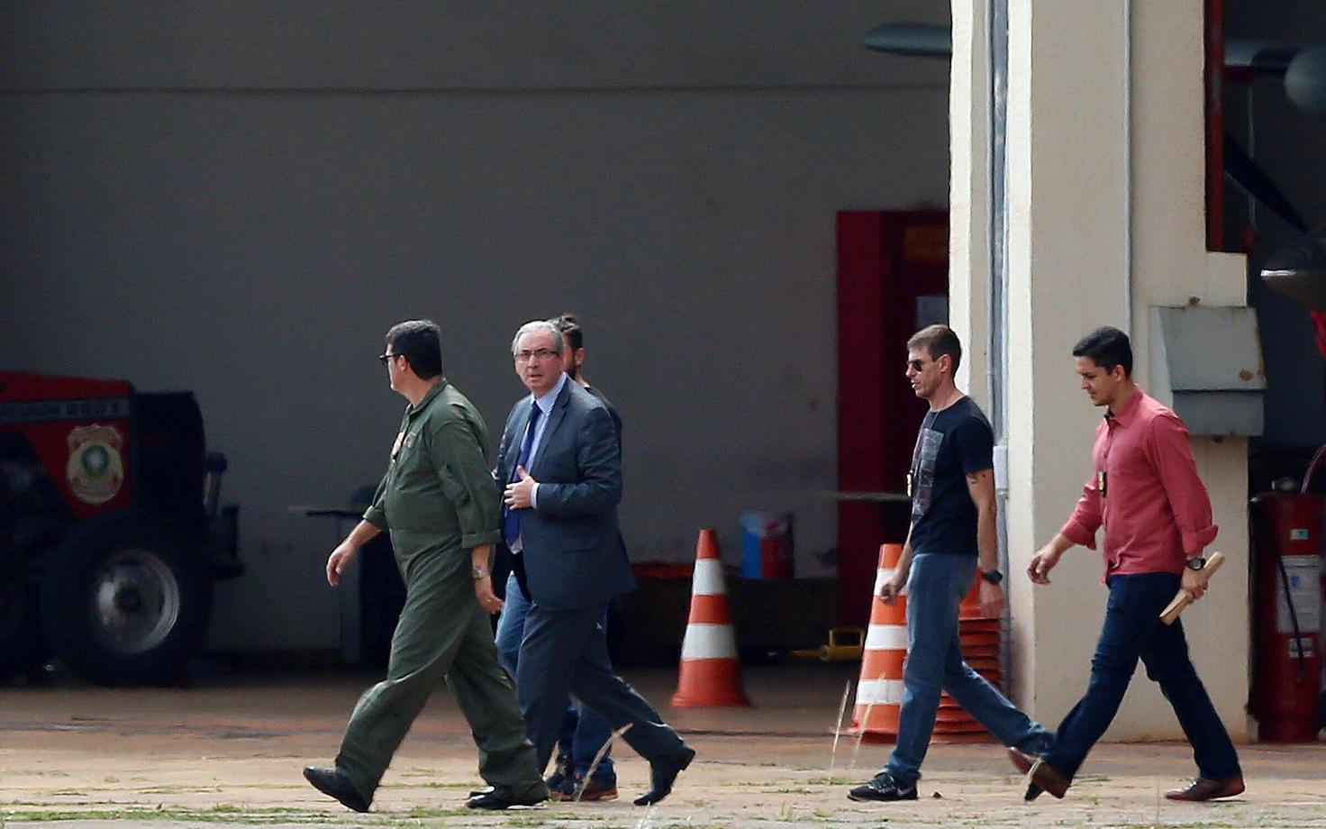 Politsei vahistas endise Brasiilia parlamendi spiikri Eduardo Cunha.