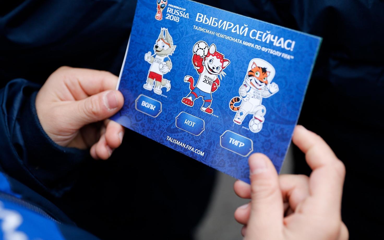 В финале за право стать талисманом чемпионата мира соревновались Волк, Кот и Амурский Тигр.