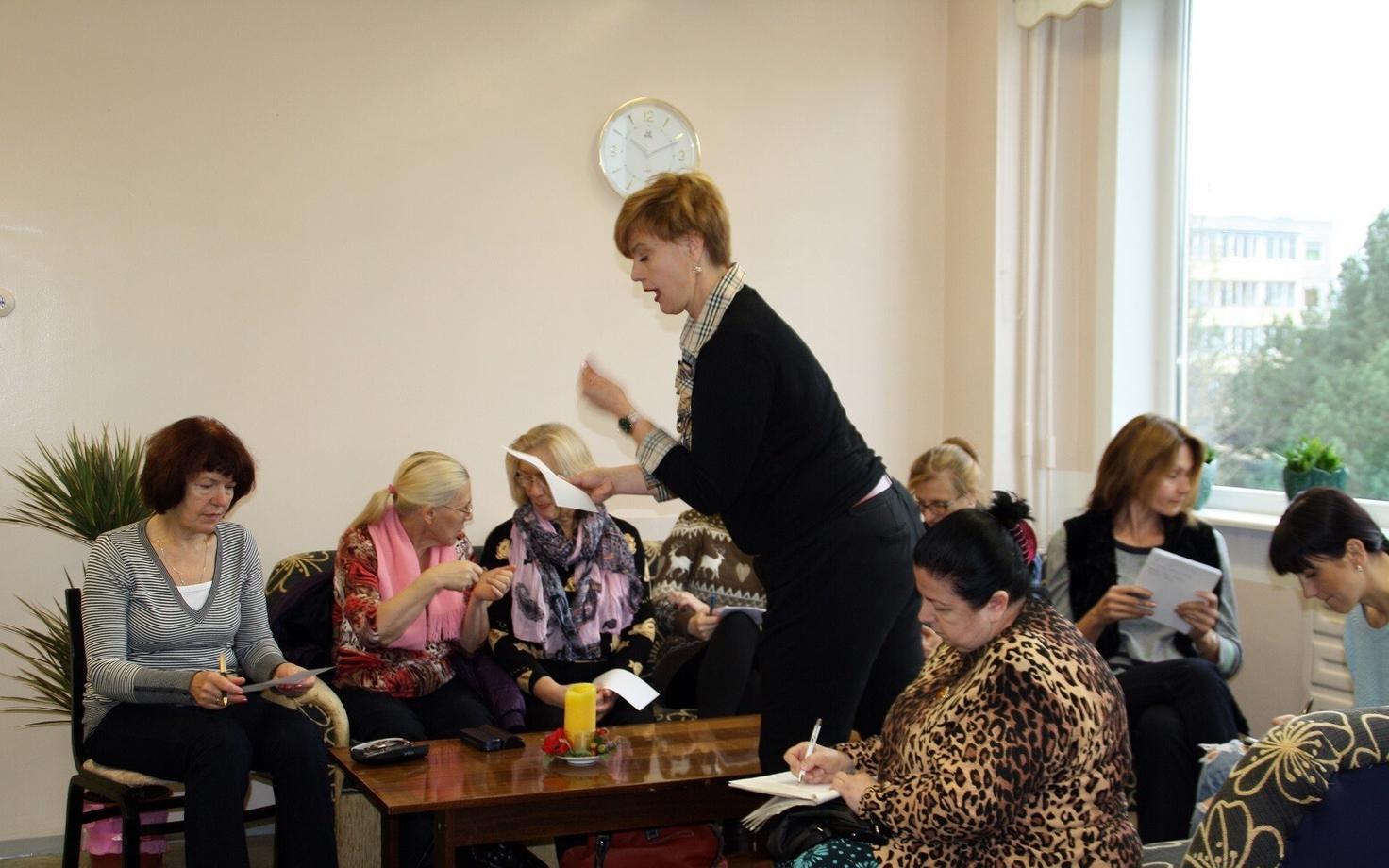 Языковое кафе в Ласнамяэ.