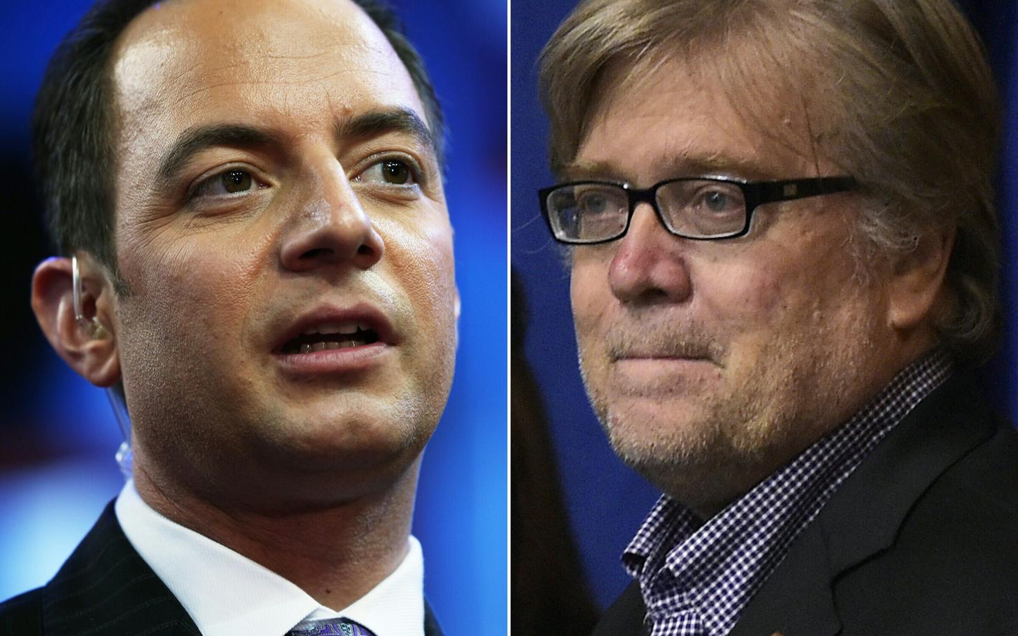 Reince Priebus ja Steven Bannon.