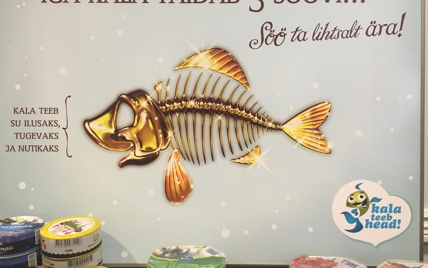 Eestis kui kalariigis on kalasöömine siiski tagasihoidlikul tasemel.