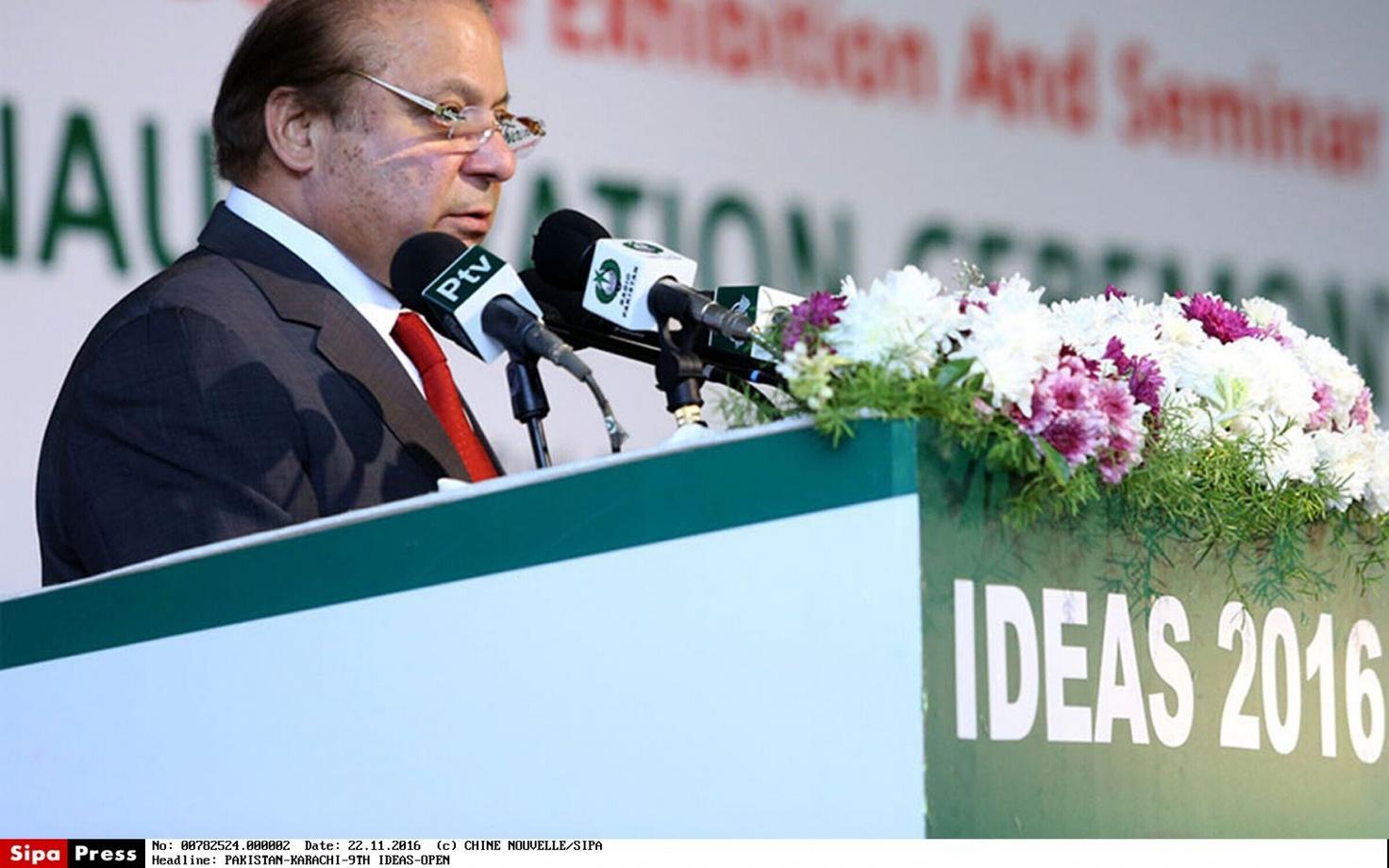 Pakistani peaminister Nawaz Sharif.
