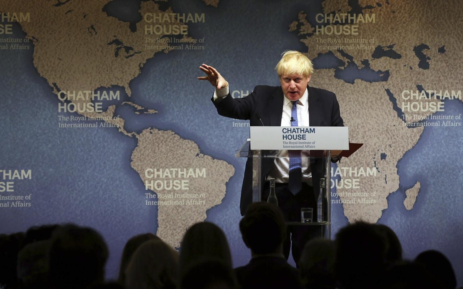 Briti välisministri Chatham House'i kõne 2. detsembril.