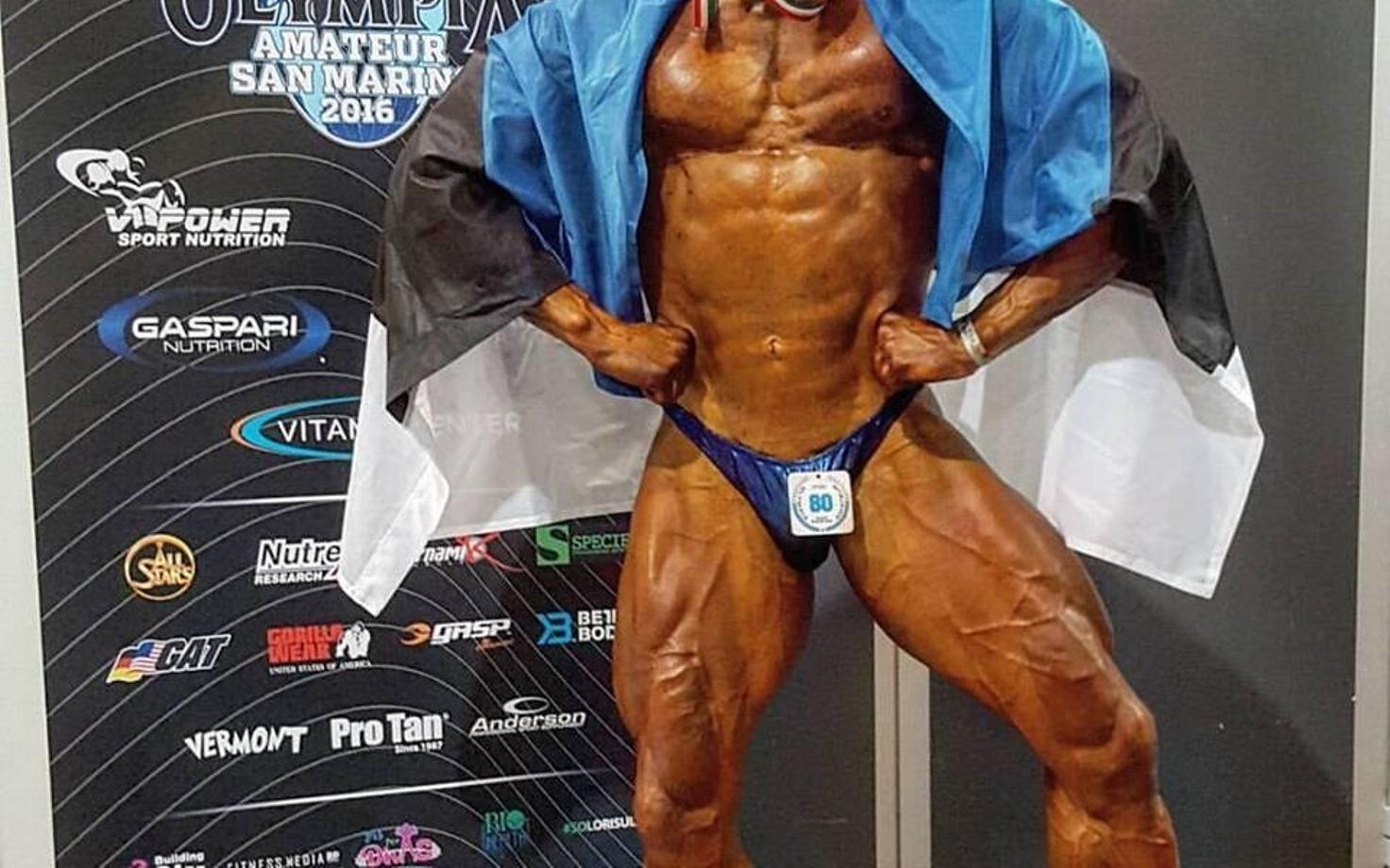 Ott Kiivikas Mr. Olympia kuldmedaliga.