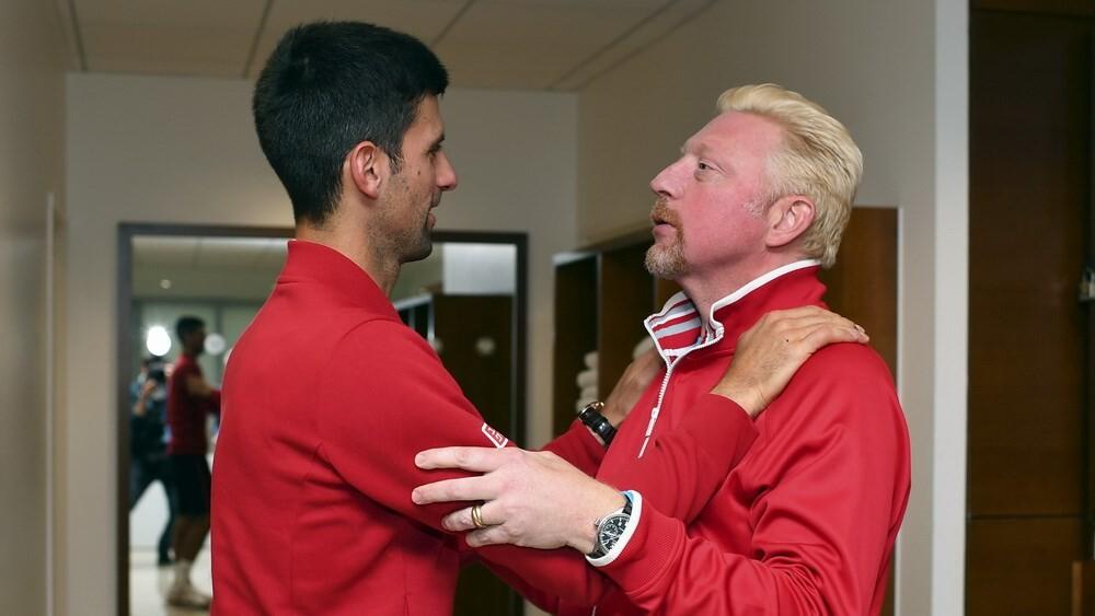 Novak Djokovic ja Boris Becker