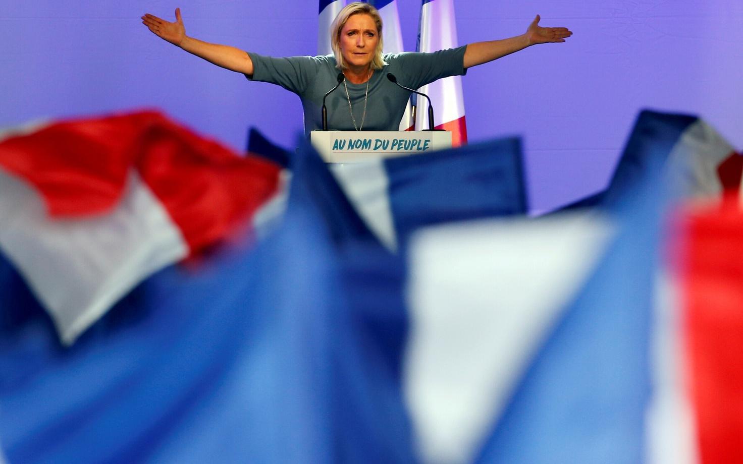 Rahvusrinde juht Marine Le Pen.